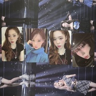 Golden Winter Photocard aespa aespa Jinminting drama Random Card Brown Hair Curly Hair Winter Helmet