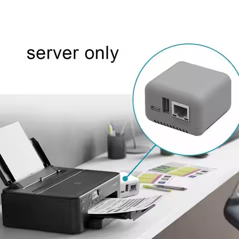 WiFi Network Wireless BT 4.0 Print Server Networking USB 2.0 Port Fast 10/100Mbps RJ-45 LAN Port Eth