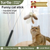 TURTLE Cute Cat Teaser Wand Interactive Cat Toy Wooden Teaser Stick Cat Toys Stick Funny cat stick