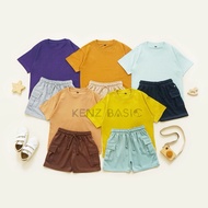 8.8 | Unisex Kids Shirt & Pants Set – T-Shirt OversizedPOLOS + Stylish Cargo Pants Ages 1–8 Years