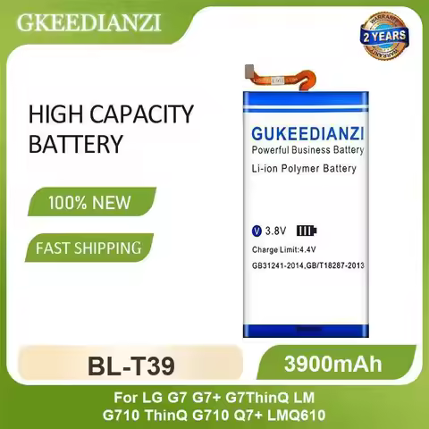 Battery For LG G7 G7+ G6 G5 G4 G8 G8S G4 Mini G4C G4S ThinQ G710 Q7+ LMQ610 G600 H872 BL-T39 BL-T32 