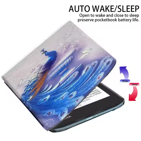 Case for 6" Pocketbook Verse/Verse Lite/Verse Pro/Verse Pro Color, Flip Slim Protective Sleeve, Case