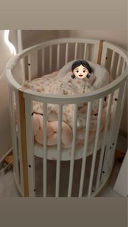 Stokke V2 bed 橢圓形嬰兒床
