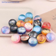 [modamaven] 10Pcs Children Planet Bouncy Starry Sky Elastic Rubber Solid Jumping Kids Party Toys Gif