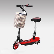 AENXRD สกูตเตอร์ไฟฟ้า สกูตเตอร์ไฟฟ้า แบริ่งรับน้ําหนักสูงสุด มั่นคง มอเตอร์แปรงถ่าน 24V8A พร้อมไฟหน้