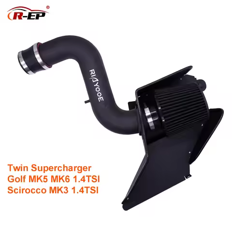 High Flow Cold Air Intake Pipe Kit for VW Golf MK5 MK6 Beetle Scirocco 1.4TSI EA111 Twin Double Turb