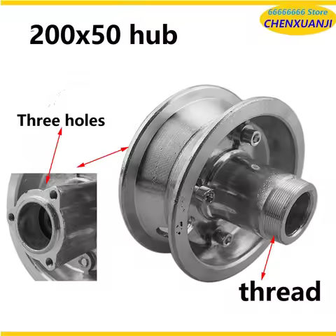 200x50 Wheel Hub Aluminium Alloy rims 6200 bearing use 8" tire Electric Scooter tyre fit E-Scooter P