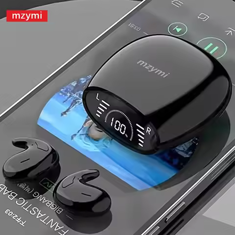 mzymi Invisible Sleep Earbuds MD528 Bluetooth Earphone Noise Cancelling Wireless Headset Hifi Sound 