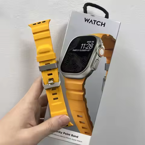 Silicone Strap Sports Bracelet Band For iWatch Ultra2 Apple Watch 10/9/8/1/2/3/4/5/6/7 46mm 49mm 45m
