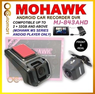 MOHAWK MJ Series 24JAN Android Dvr Dashcam Recorder AHD Front & Rear Dashcam MJ-DVR-AHD-FR MOHAWK DV