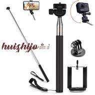 [huiz] Ausziehbarer Handheld Selfie Stick Monopod, Mount Adapter für Gopro Hero 10 9 8 7 5 4 sjcam xiaoyi eken h9r Sport Action Kamera