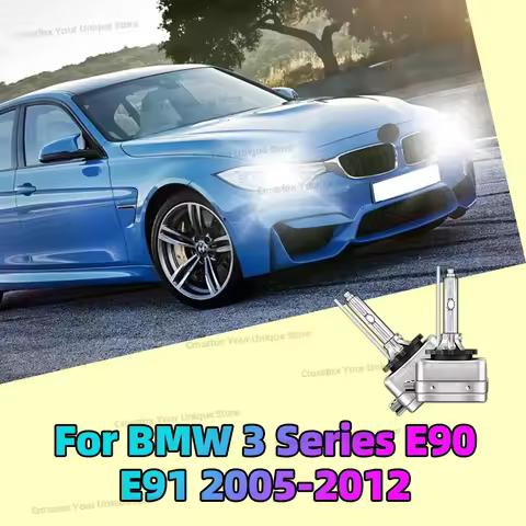 2x HID Xenon Headlamp Headlights 6000K 8000K 10000K 35W D1S For BMW 3 Series E90 E91 2005-2012 2006 