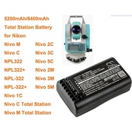 Cameron Sino 5200mAh/6400mAh Replacement Battery for Nikon Nivo M, C, NPL322, 1C/2C/3C/5C, 2M/3M/5M