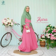 Baju Gamis Alwa hijab Gamis Aara /Erina -DRESS SAJA COD -Gamis dewasa terlaris - Gamis remaja terb