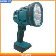 Adjustable LED Flashlight Work Light Cordless for Dayi A6 A7 Battery Outdoor Use