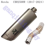 Used for the 2017-2024 Honda CBR250RR/250 exhaust pipe CBR250RR modified SC Akrapovic muffler exhaus