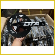 ♆ ↂ ┇ OTA CRANKSET FOR FIXED GEAR/FIXIE/SINGLE SPEED BICYCLE (48T CRANKSET) BOTTOM BRACKET BB 107