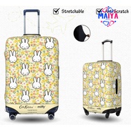 Miffy luggage cover Spandex fabric, flexible, stretchable luggage cover 18 20 22 24 26 28 30 32 inch