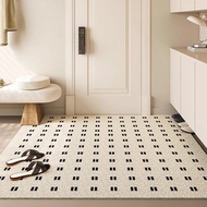 สแกนดิเนเวียนสไตล์ Home Entrance MAT Self-ทําความสะอาดกําจัดฝุ่น Anti-SLIP พรมเส้นใยเคมีรูปแบบเรขาคณ