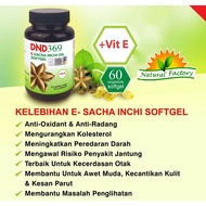 Official Store DND369 E Sacha Inchi Oil 500mg x 60 Softgel Slimming NF369 Zemvelo