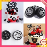 【JS Bakery Store】Simulation Car Wheel Deco Cake Decoration 仿真汽车车轮装饰 蛋糕摆件装饰