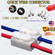 Fast Wire Connector 1Pin 2Pin 3Pin Quick Connector Electrical Cable Connector Wire Terminals