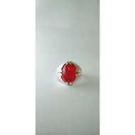 MERAH [Gem Rock Stone] Pomegranate Red Stone Ring