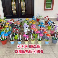 Pokok Hiasan Cendawan Simen (XL)