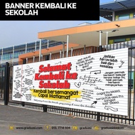 Banner Selamat Kembali Ke Sekolah, AWSOME #bnrb