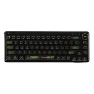 QAZWS EPOMAKER X AULA F68 68คีย์5.0บลูทูธแบบถอดเปลี่ยนได้2.4กรัมอุปกรณ์ติดตั้งแป้นพิมพ์แบบมีสายไร้สา