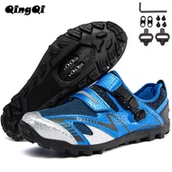 QQ-SD597 Mens Cycl Shoes MTB Shoes Cycling Hiking Shoes MTB Gravel Road Bicycle Sneakers for Men Tenis Masculino Size 39-50