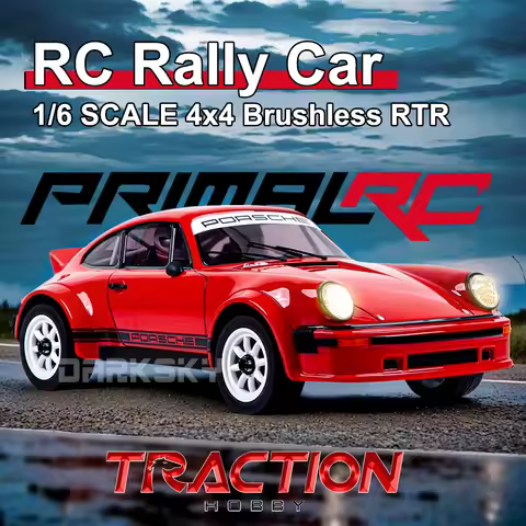 TRACTION HOBBY KM RC Rally Car 934 1/6 Scale Electric Remote Control Model Cars 4WD RTR Adult Childr