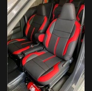 sarung jok mobil calya-sigra full set 3 baris jok depan sampai belakang bahan kulit sintetis tebal