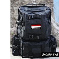 SAGARA Men's Backpack Jumbo 55L Tactical Army Hiking Outdoor Military jumbo
