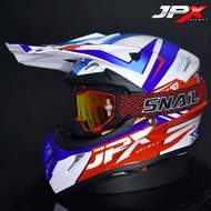 HELM JPX X36 PAKET GANTENG GOOGLE SNAIL ORIGINAL HELM JPX ADVENTURE - HELM CROSS KLX JPX CRF TRAIL