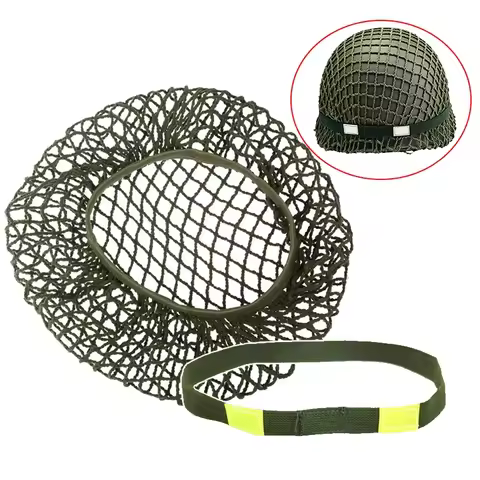 Tactical Helmet Net Cover,Helmet Band Reflective Strap,Paintball Helmet Netting Cover Accessory for 