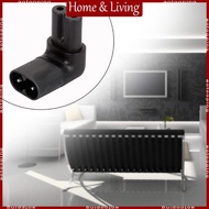 AOTO Figure 8 IEC320 C7 to C8 90 Degree UP and Down Angled IEC C8 to C7 AC Power Adapter Male Female