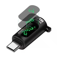 JOYO OTG Adapter Converter Type C Female to Male Digital Display 240W - F62C - Black