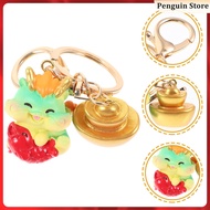 🎉 Year Of Dragon Keychain 1Pc Chinese Festival Charm in Mixed Colors 3.74X1.38X0.79In