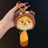 New Winter Warm Judy Nick Plush Pendant Doll Bag Car Hanging Crazy Zootopia Fabric Decoration FF98