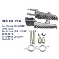 For Honda CBR600RR CBR1000RR CB1000R CBR CB 600RR 1000RR 1000R 2003-2020 Motorcycle Front Footrest F