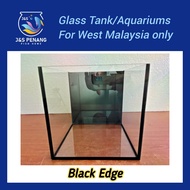 J&S Small Office Cube Glass Aquarium/Small Cube Glass Tank 25cm(L)x25cm(W)x25cm(H) - For West Malays