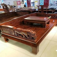 N5 Old Elm Arhat Bed Antique Solid Wood Arhat Bed Household Arhat Collapsed Multifunctional Sofa Bed