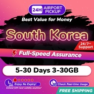 South Korea SIM Pro 5-30Days 3-30GB 5G/4G Data | Instant Airport Pickup | High Speed Travel Data Kor