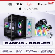 PC ULTIMATE LEGACY CASING + COOLER COMBO AIR COOLER AIO COOLER MATX CASING