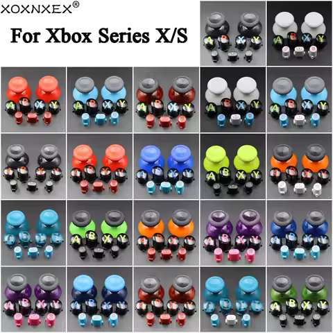1Set For XBox Series X S Core Controller Thumbsticks Caps ABXY View Menu Share Buttons Mod Kit Repla