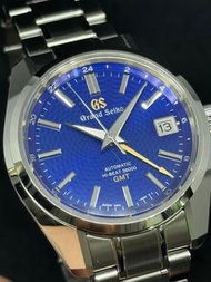 二手中古 GRAND SEIKO 精工 Heritage Collection Hi-Beat 36000 GMT ‘藍孔雀’ ‘Peacock’ 🦚SBGJ261 SBGJ261G 🔵 2022美國
