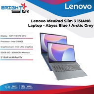 LENOVO IDEAPAD SLIM 3 15IAN8 82XB007FMJ/GMJ Laptop (15.6"/FHD IPS/60Hz/I3-N305/Intel UHD/512GB SSD/8