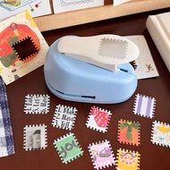 ELEGANTE Embossing|Hole Puncher Cutting Craft Stamp Border Punch, Stationery Labor Saving Stamp Shap
