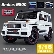 LEO 1:18 Brabus G800 Diecast โมเดล รถอัลลอยด์รถยนต์ของเล่นคอลเลกชันของขวัญสําหรับเด็กชายสาว ของเล่นเ